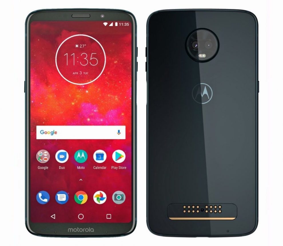 Moto Z3 Play render