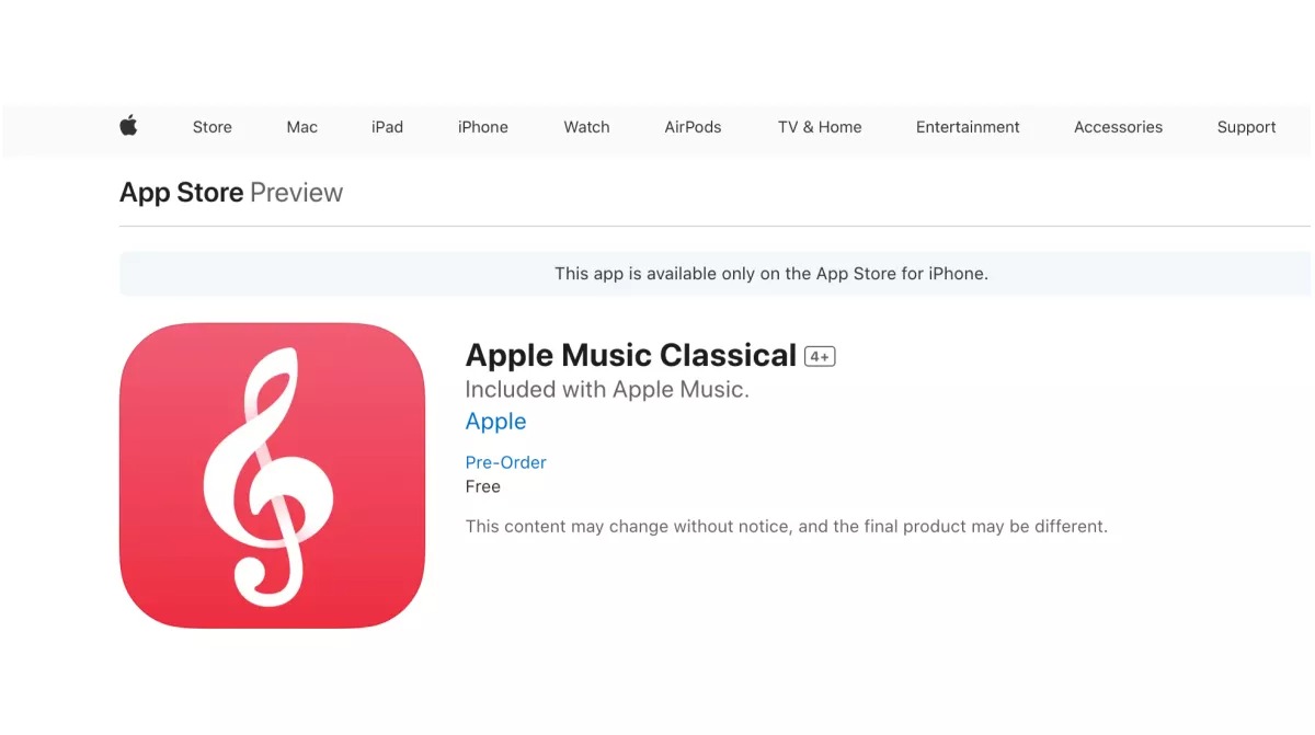 apple music classical